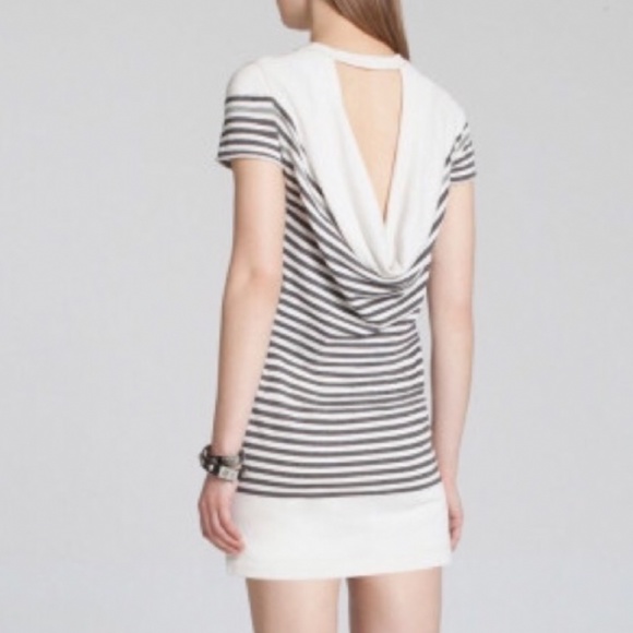 BCBG Maxazria  Sweatshirt Stripe Dress - Picture 2 of 6